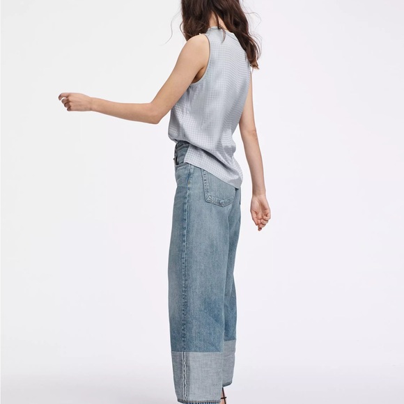 Rag & Bone Ali Tank - Dusty Blue - Size Small - Picture 11 of 13